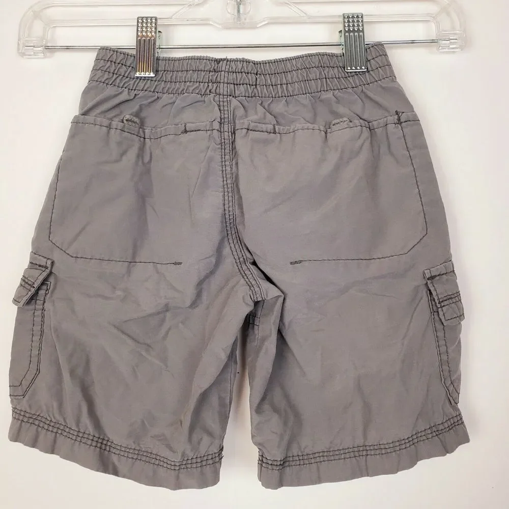 Old Navy Toddler‎ Boys Cargo Shorts Drawstring Grey Size 3T